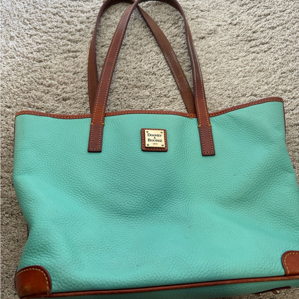 Teal Dooney and bourke tote